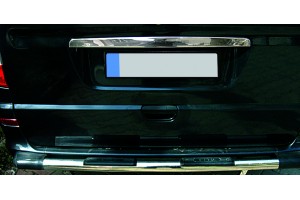 Накладка над номером на багажник (нерж.) (VITO  W639 VAN)